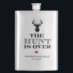 Flasque La chasse au Mariage campagnard rustique<br><div class="desc">La chasse est terminée. Ajoutez une touche amusante de couleur et de style unique à votre mariage ou à votre douche nuptiale préférée. Un sac de douche nuptiale est un grand complément à la planification de la fête. Ces sacs uniques seront facilement utilisés comme un cadeau et peuvent servir comme...</div>