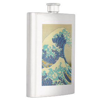 Flasque "la grande vague outre de kanagawa "