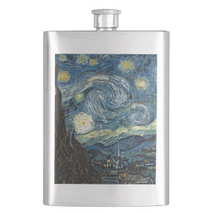 Flasque La Nuit étoilée de Vincent van Gogh. beaux-arts cé