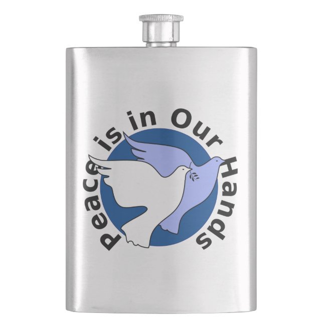 FLASQUE LA PAIX EST ENTRE NOS MAINS (devant)