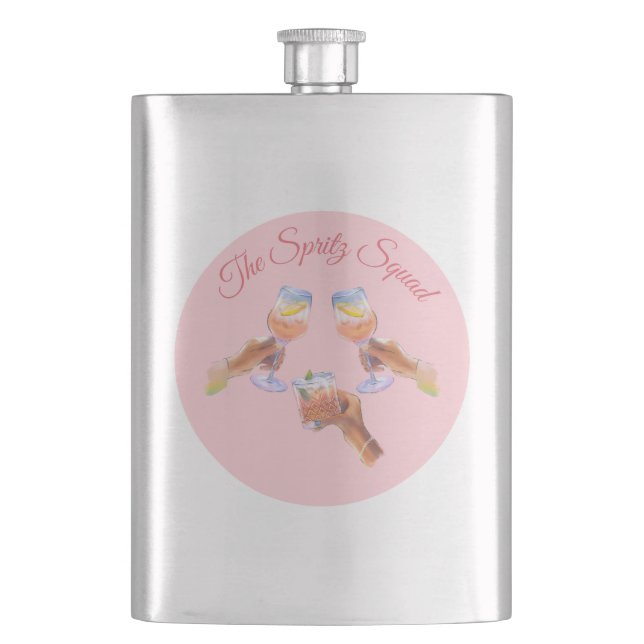 Flasque La Squadra Spritz | Équipe de Fiançailles Fête de  (devant)
