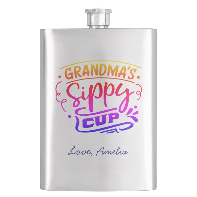 Flasque La tasse sippy de grand-mère (devant)