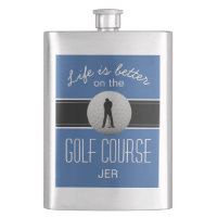 La vie est meilleure Citation Golf Monogramme Roya