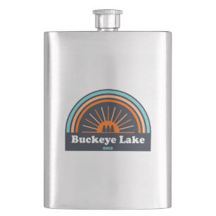 Flasque Lac Buckeye Ohio Arc-en-ciel