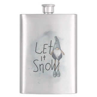 Flasque Laisser la neige glacée hiver