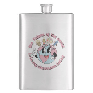 Flasque L'avenir du monde est dans ma classe