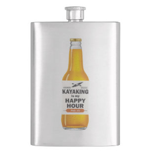 Flasque Le Kayak Est Mon Heureuse Heure