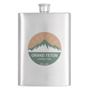 Flasque Le Parc national de Grand Teton