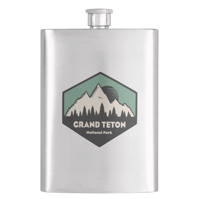 Flasque Le Parc national de Grand Teton (devant)