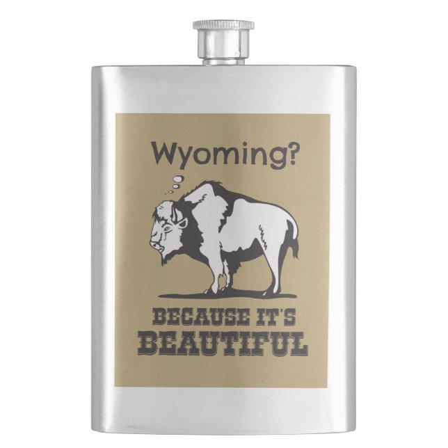 Flasque Le Wyoming ? Parce que c'est beau (devant)