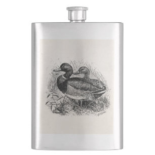 Flasque Les canards sauvages vintages de Mallard ont