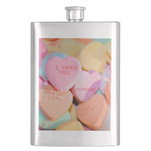 FLASQUE LES COEURS DE LA BOUGIE DE VALENTINE