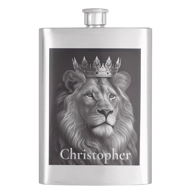 Flasque Lion, Le Roi Classique (devant)