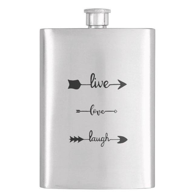 Flasque Live Love Lauder Flèches (devant)