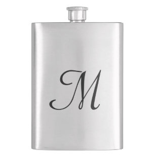Flasque logo monogramme minimaliste simple élégant personn