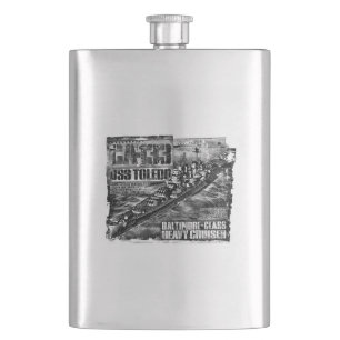 Flasque Lourd croiseur Toledo Flask