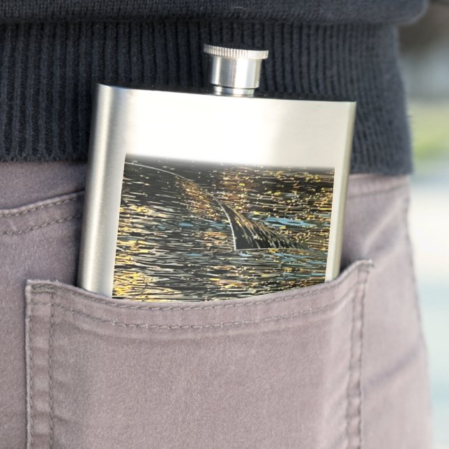 Flasque Lumières du soir sur la mer (En situation)