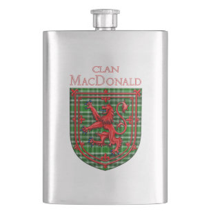 Flasque MacDonald de l'Ancien Tartan des Îles