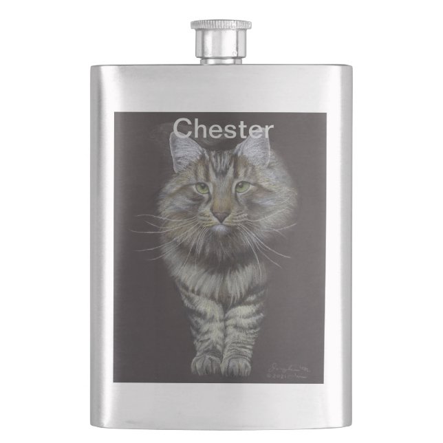 Flasque Maine Coon (devant)