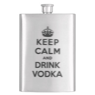 Flasque Maintenez vodka calme et de boissons