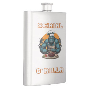 Flasque Maître Serial G'rilla BBQ Grilleur Amusement Calem
