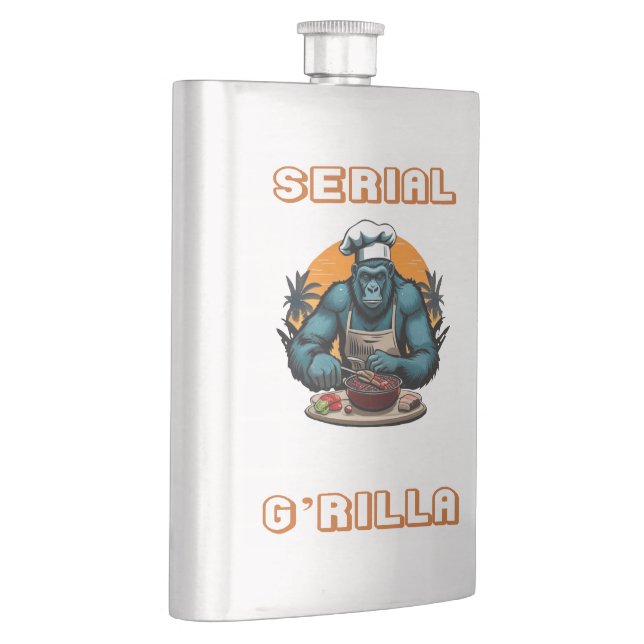 Flasque Maître Serial G'rilla BBQ Grilleur Amusement Calem (Droite)