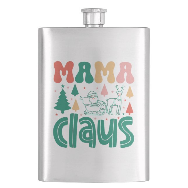 Flasque Mama Claus Christmas Design-60097 (devant)