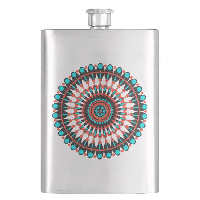 Flasque Mandala amérindienne (devant)