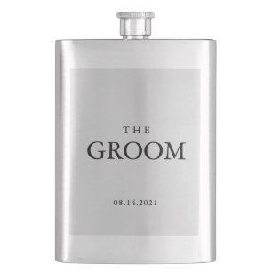 Flasque Mariage de chambre simple Noir classique