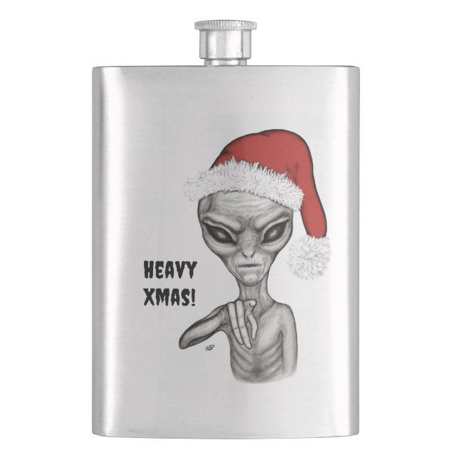 Flasque Mauvais Alien, Lourds Noël ! (devant)
