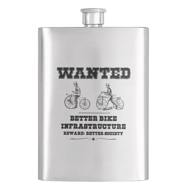 Flasque Meilleure infrastructure cyclable Recherchée (devant)