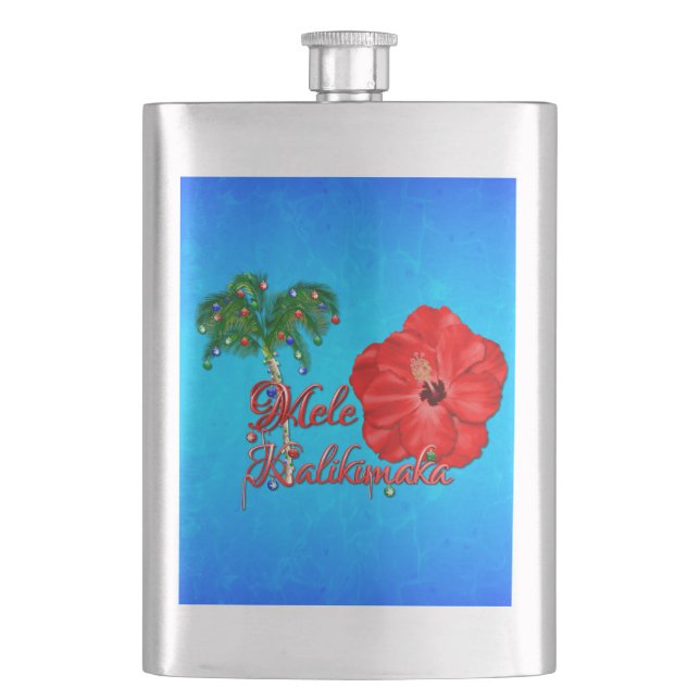 Flasque Mele Kalikimaka (devant)