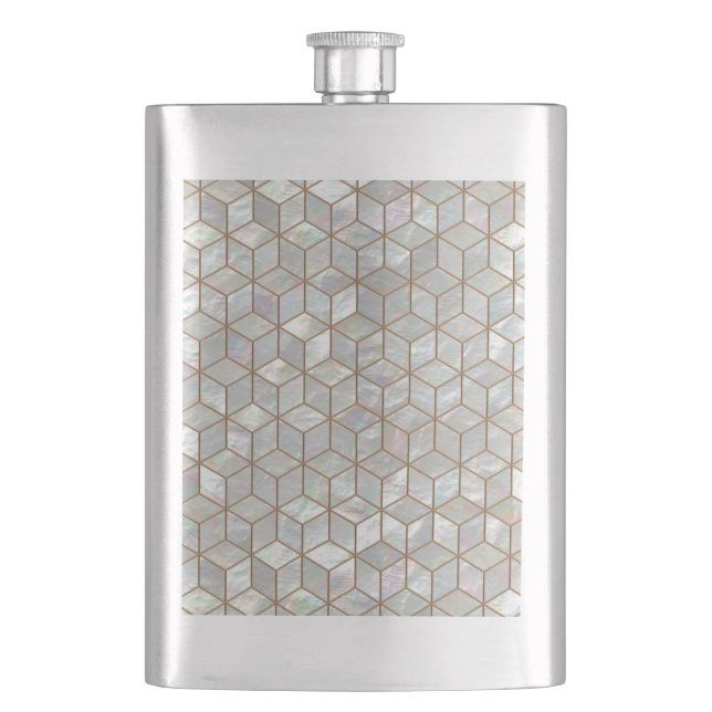 Flasque Mère De Carreaux De Perle (devant)