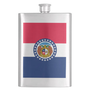 Flasque Modèle de drapeau d'État du Missouri