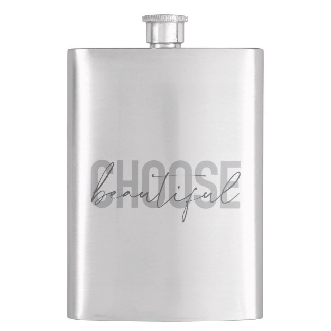 Flasque Moderne, simple, design cool urbain Choisir Belle (devant)
