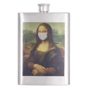 Flasque Mona Lisa Via Corona Virus