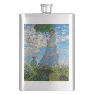 Flasque Monet Femme Parasol Impressionnisme