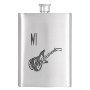 Flasque Monogramme guitare