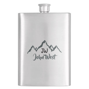 Flasque Monographie personnalisée de la chaîne de montagne