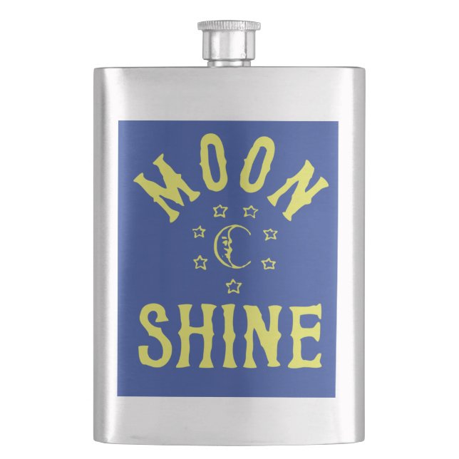 Flasque Moonshine Drôle (devant)