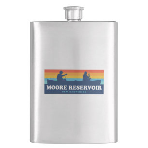 Flasque Moore Réservoir Canot New Hampshire