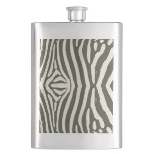 Flasque Motif Poster de animal Zebra Stripe