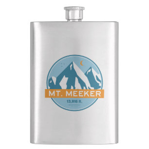Flasque Mt Meeker Colorado Stars Moon