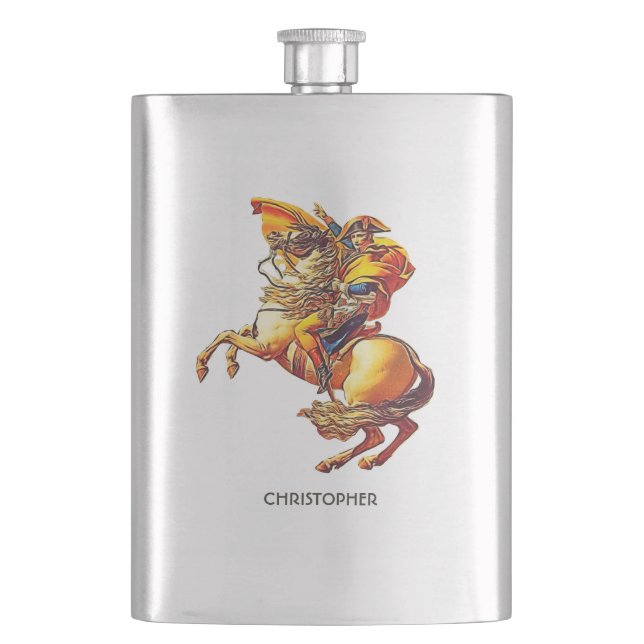 Flasque Napoléon célèbre de fractale psychédélique par (devant)