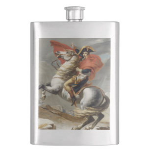 Flasque Napoléon Traverser les Alpes par Jacques Louis Dav