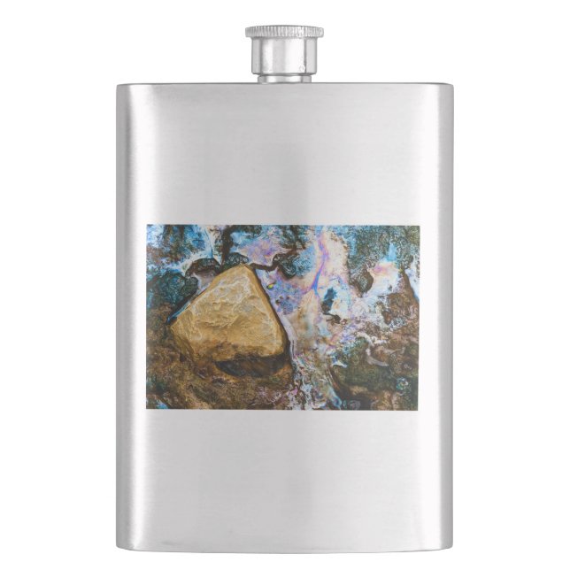 Flasque nature abstraite eau morte (devant)