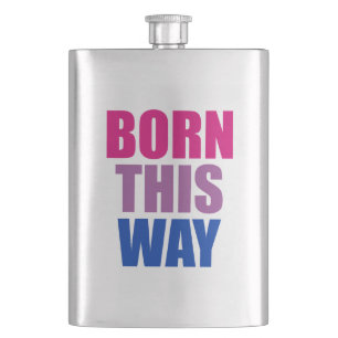 Flasque Né ainsi Bisexual Bi Pride LGBTQ
