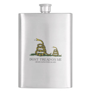 Flasque Ne Marche Pas Sur Moi Ou Mon Fils Gadsden Flag Mem