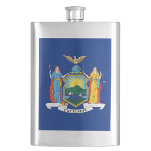 Flasque New York : The Empire State, Home Big Apple Flag