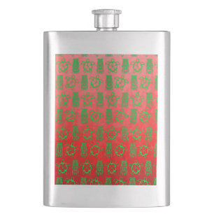 Flasque Noël Honu et Tiki